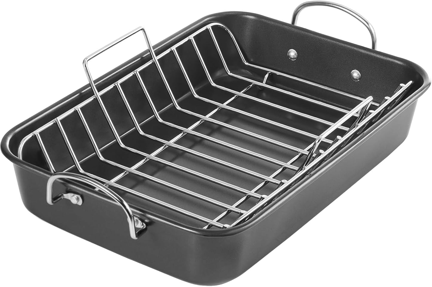 Nonstick Roasting Pan with Rack for Perfect Turkey Dinner