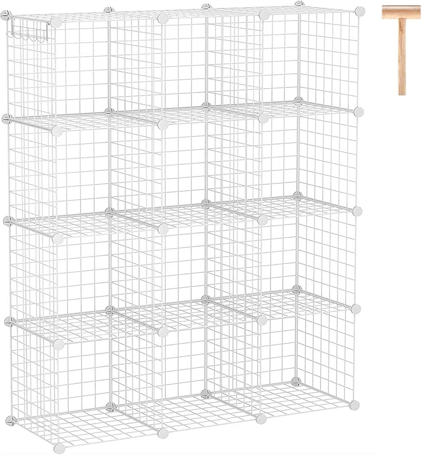 C&AHOME Wire Cube Storage Organizer for Versatile Home Use