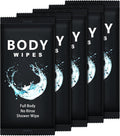 Treela 300 Pcs Bulk Deodorant Body Wipes Black - Large 12in Sheets