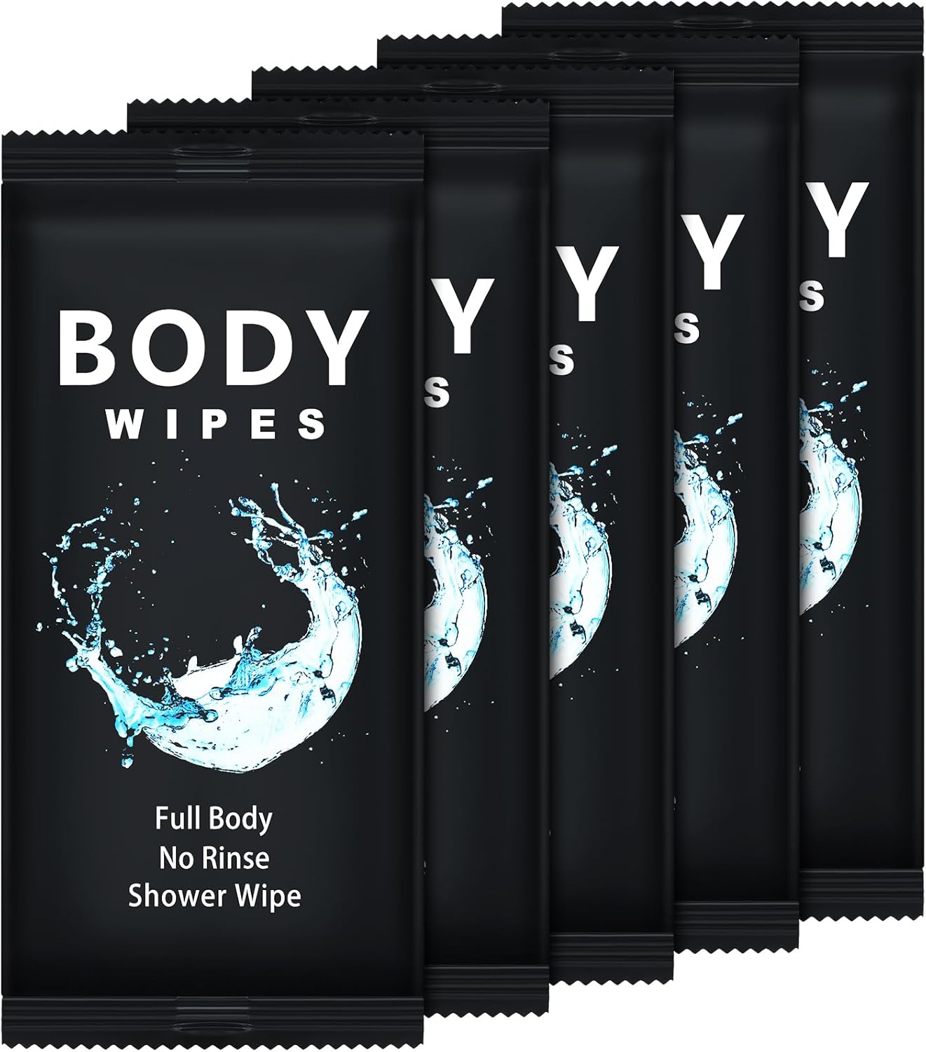 Treela 300 Pcs Bulk Deodorant Large Body Wipes for Hygiene