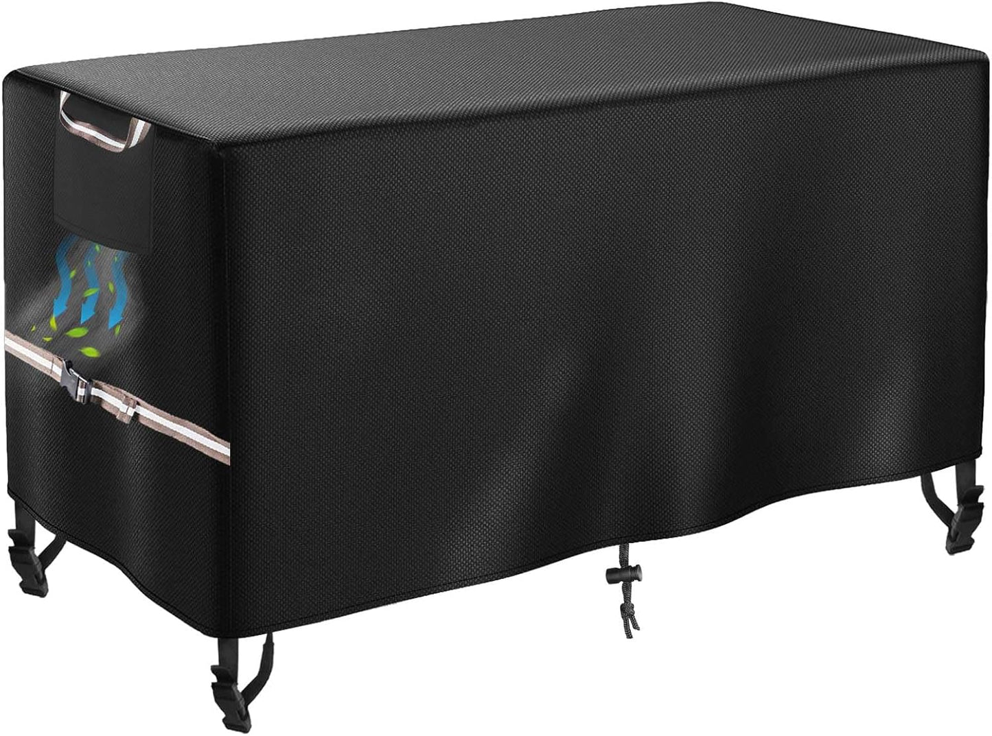 Rectangular Gas Fire Pit Table Cover for 45-48 Inch Tables