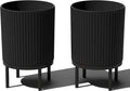 Demi Series Round Planter w/Stand - Modern Elevated Planter