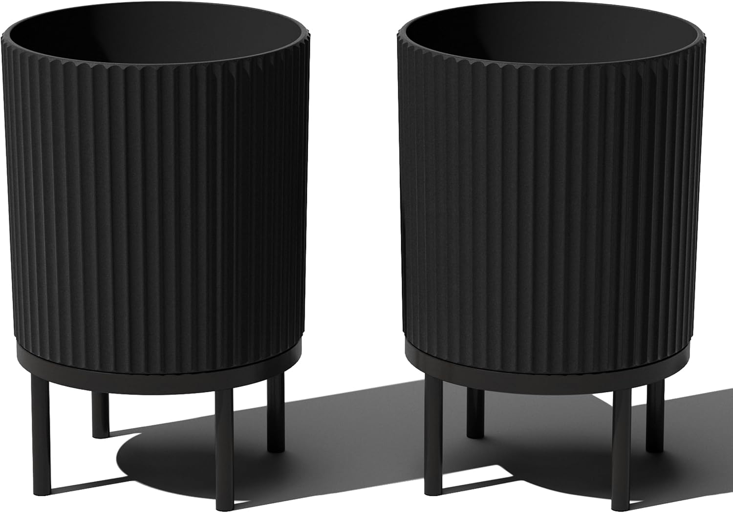 Veradek Demi Series Round Planter with Stand for Modern Decor