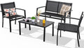 Shintenchi 4 Piece Patio Furniture Set - Breathable Outdoor