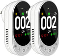 3-in-1 Carbon Monoxide Detectors Plug in with HD Color Screen