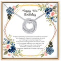 Annamate 90th Birthday Gifts for Women Sterling Silver Necklace