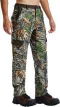 LOOGU Men's Fleece Lined Camo Hunting Pants - Warm, Water-Resistant