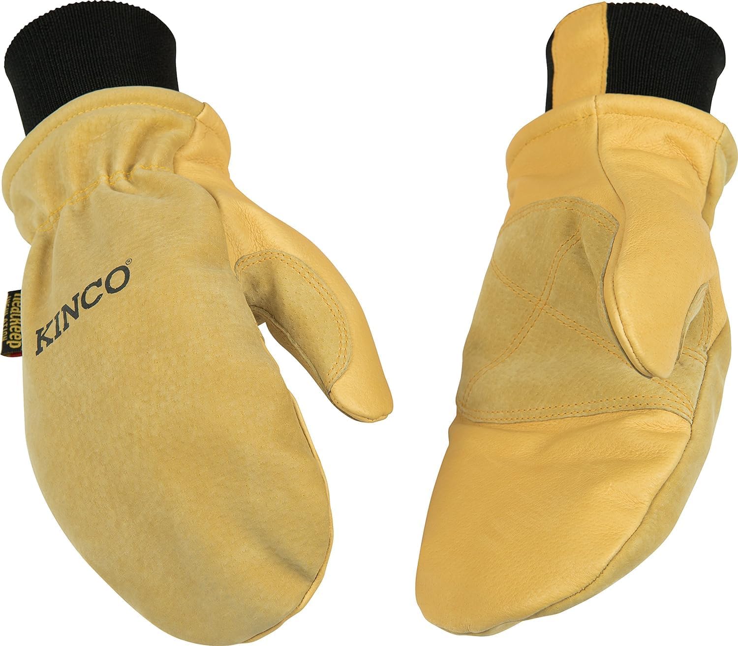 Kinco KIN-901T Premium Leather Work and Ski Mitts for Durability