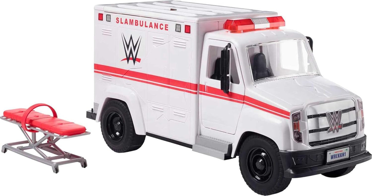 WWE Wrekkin' Slambulance Vehicle Playset for Action Figures
