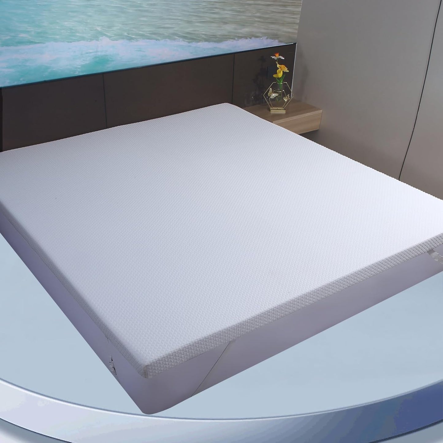 3 Inch Memory Foam Topper: Cool Comfort & Pressure Relief!