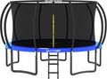 8ft JUMPZYLLA Trampoline with Enclosure and Ladder - ASTM Certified