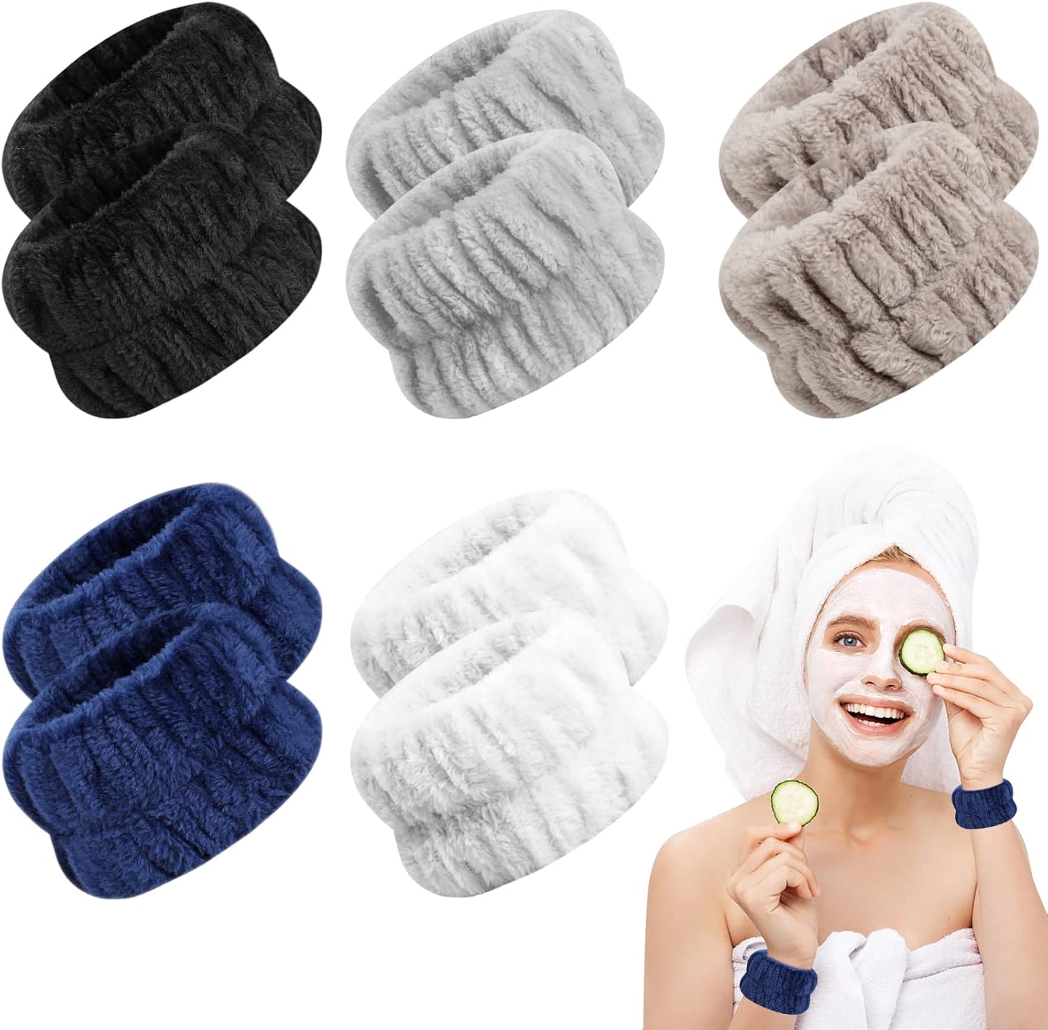 Prevent Spills with Microfiber Wristband - Set of 10
