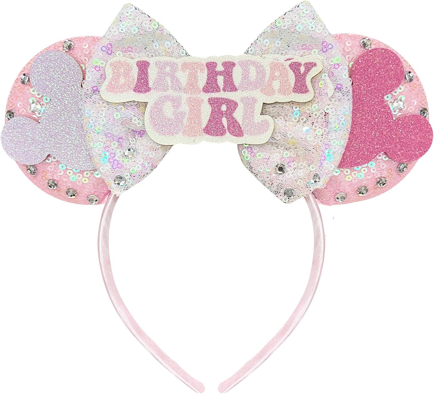 Sparkling Mouse Ears Headband - Party Perfect!