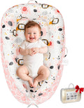 Baby Lounger Zoo Pattern - Portable Newborn Nest for Home & Travel