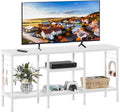 Furologee TV Stand for TVs up to 55 Inch - Stylish Media Console