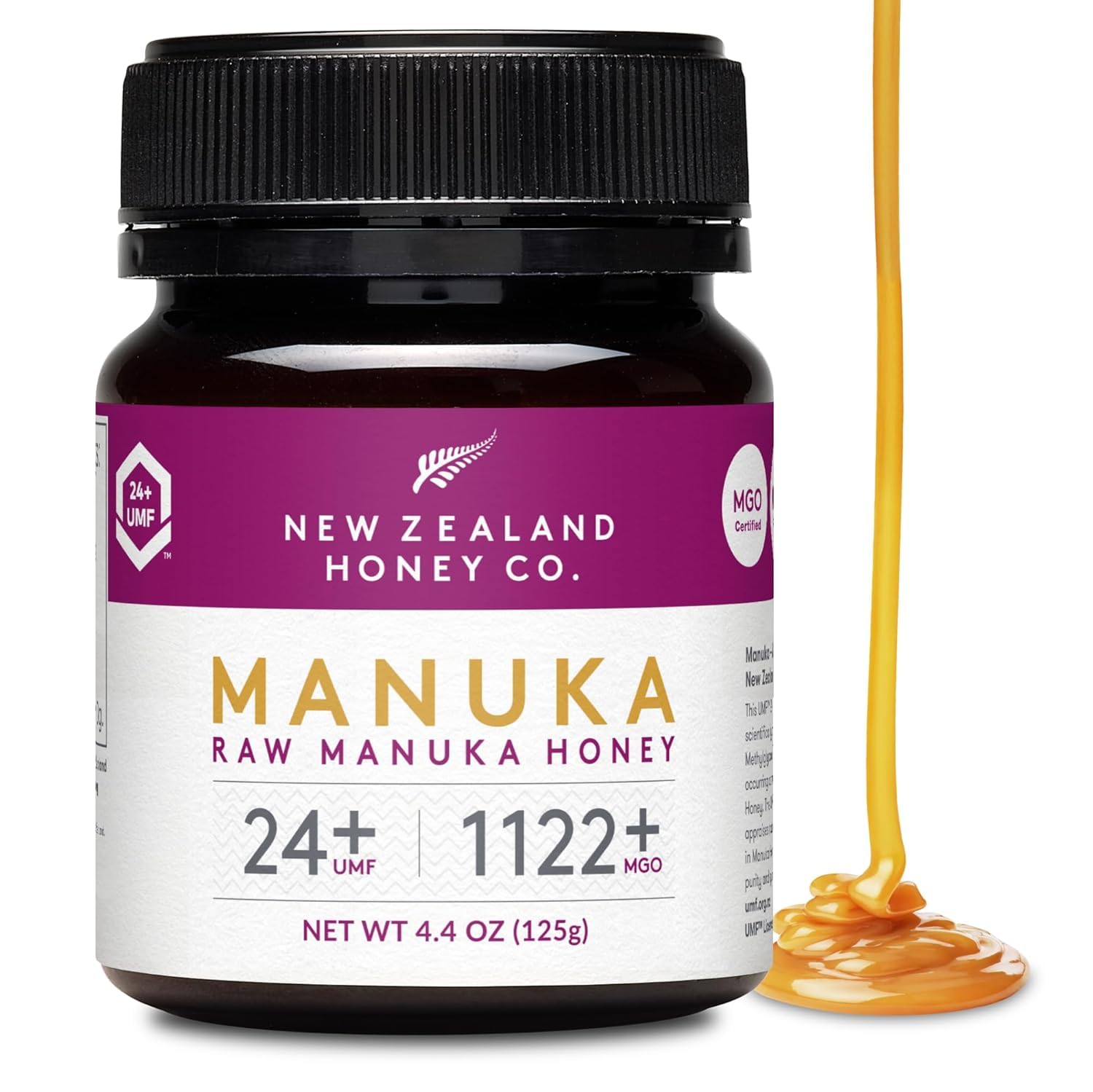 Raw Manuka Honey UMF 24+ MGO 1122+ for Health and Wellness