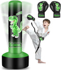 Inflatable Punching Bag for Kids 3 to 12 - 67in Stand-Up Boxing Bag