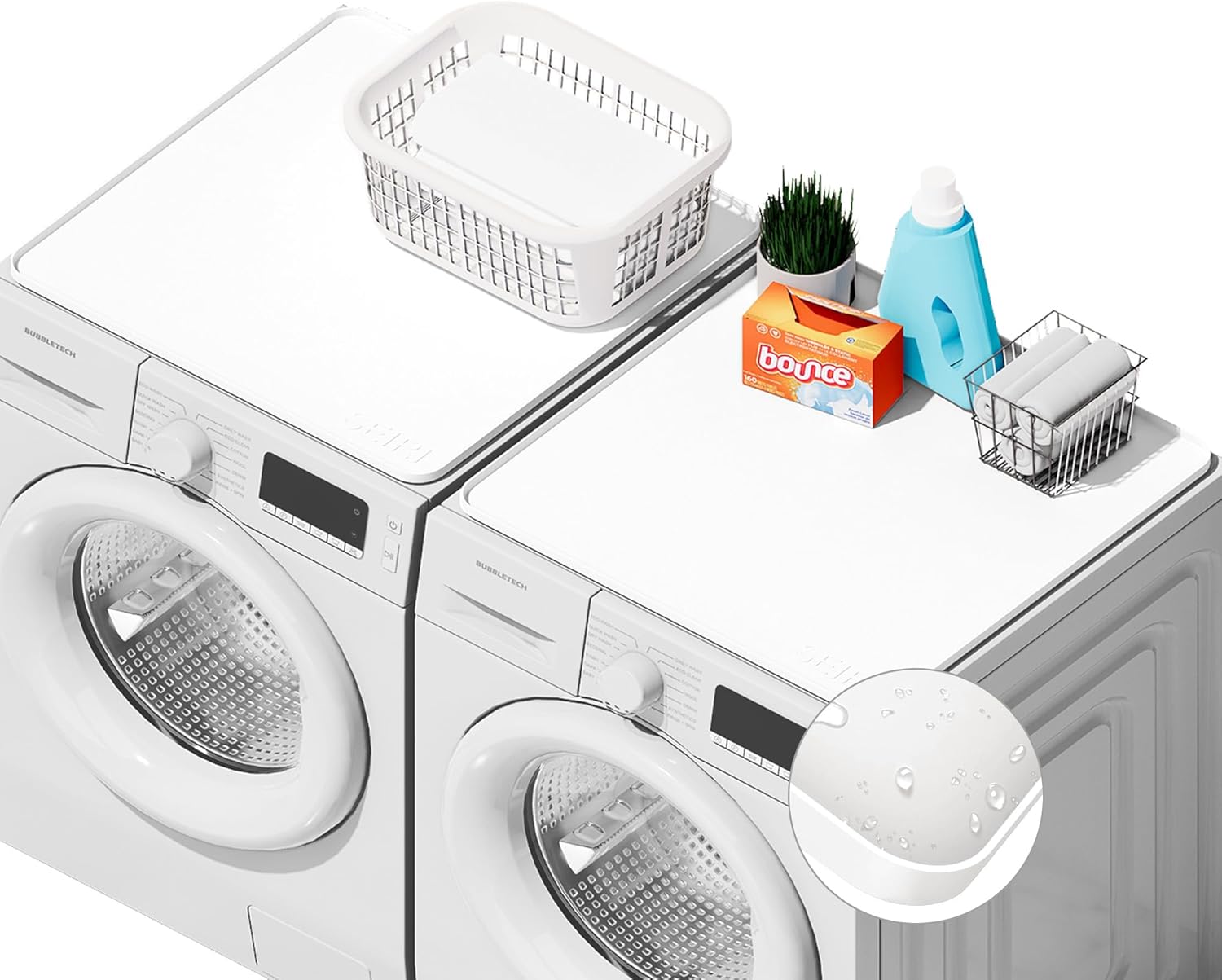 SEIRI Washer and Dryer Covers: Premium Silicone Protector Mats