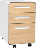 Stockpile 3 Drawer File Cabinet with Lock - Under Desk Legal/Letter