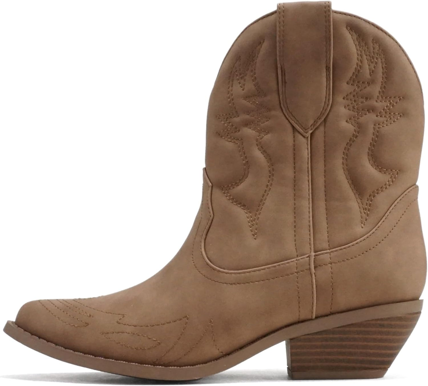 Soda Women Cowgirl Cowboy Western Stitched Ankle Boots Review