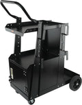 2-Tier Welding Cart Heavy Duty with Lockable Cabinet - Mobile Welder