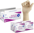 Sterile Disposable Latex Surgical Gloves Size 6.5 - Pack of 200 Pairs