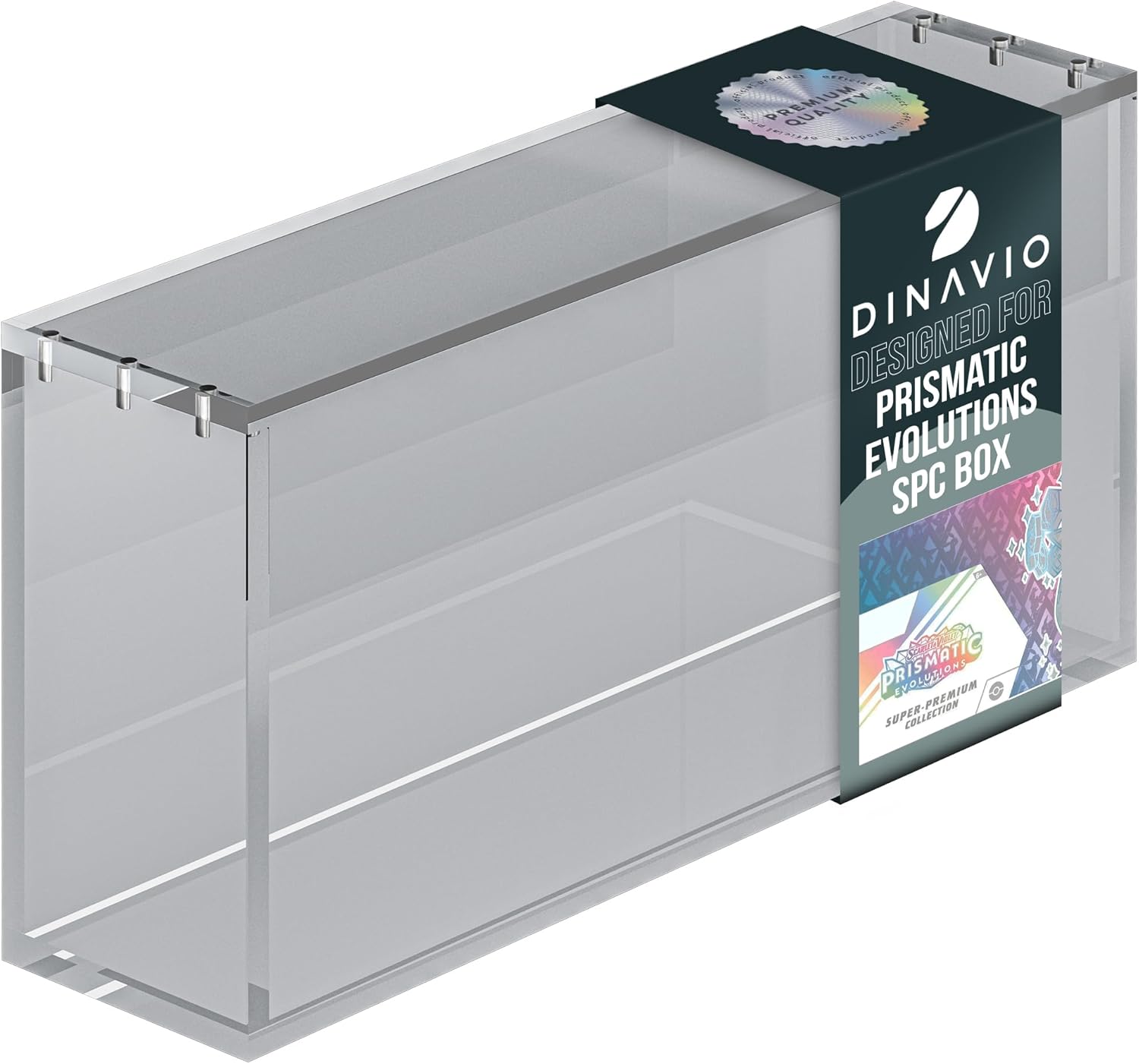 Prismatic Evolutions SPC Box Acrylic Display Case for Collectors