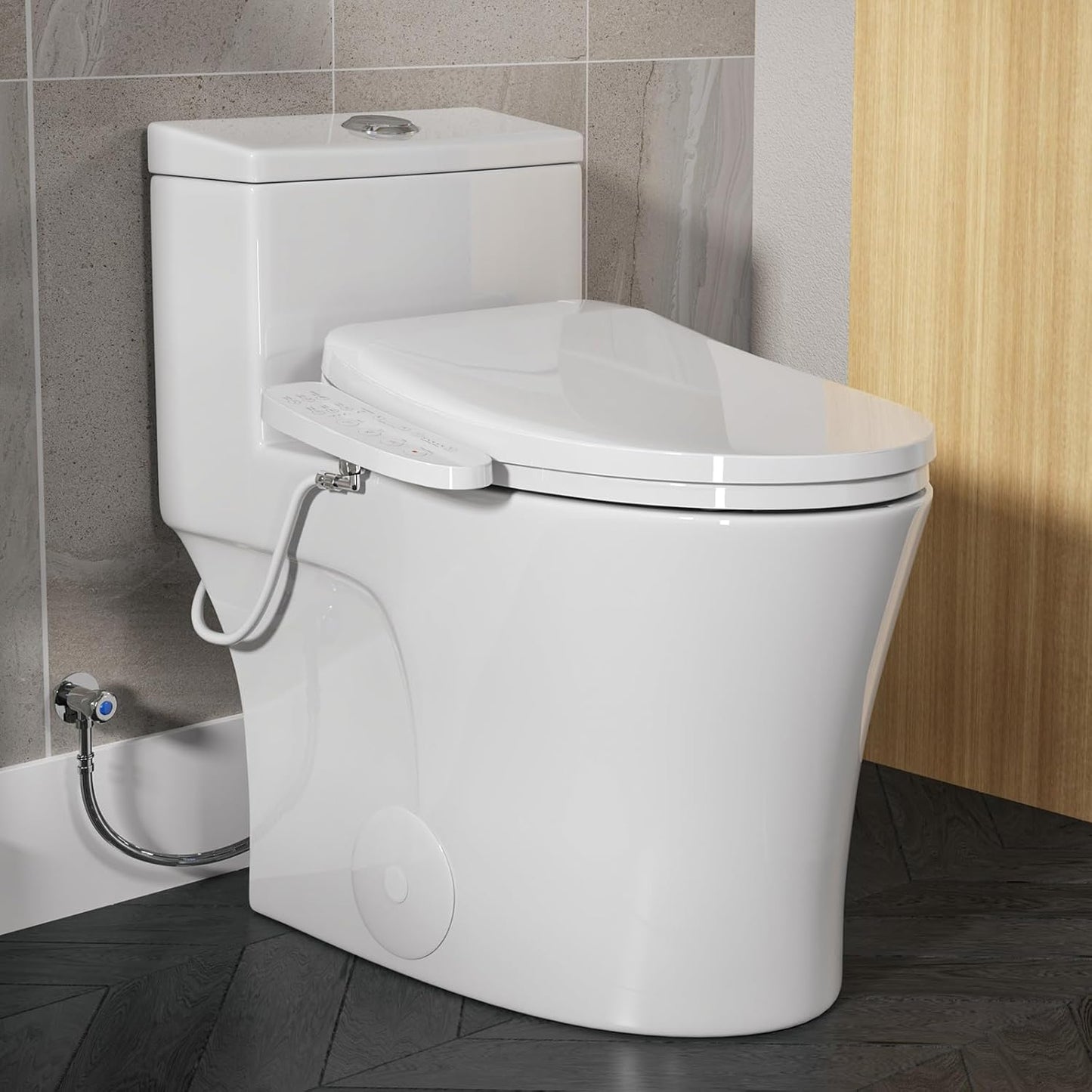 Luxury Smart Toilet with Bidet and Heated Seat for Comfort