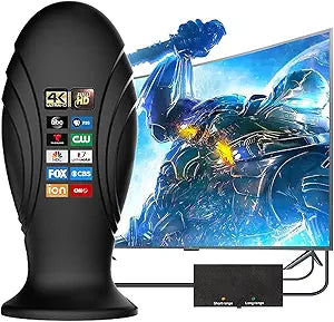 Indoor TV Antenna for Local Channels with Long Range Reception
