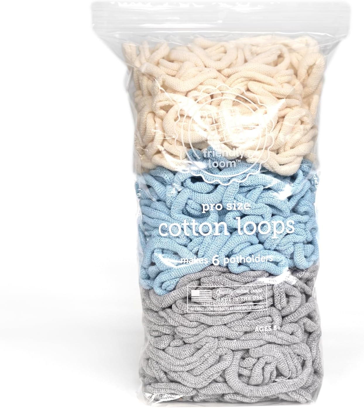 Harrisville Designs Friendly Loom Potholder Weaving Loops Set