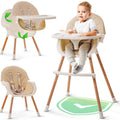 Convertible 3-in-1 Baby Highchair - Safe & Stylish Feeding Solution