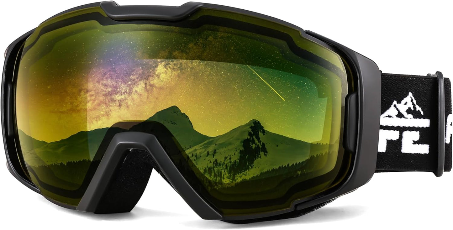 FEISEDY Anti-Fog Ski Goggles - UV400 Protection