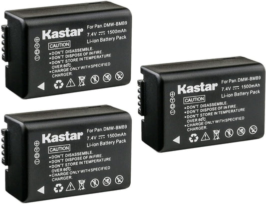 Kastar 3-Pack Battery Replacement for Lumix DMC-FZ Series Cameras