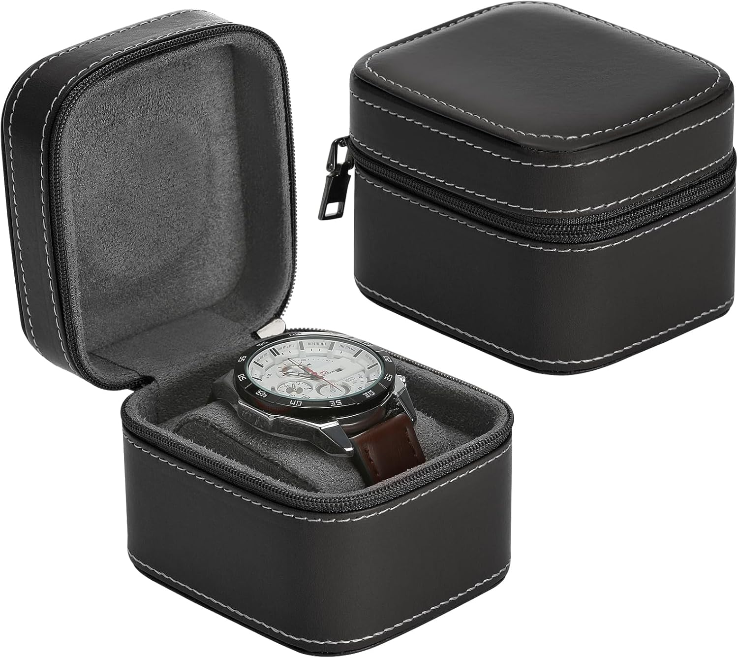 BAOPEND Portable Watch Box - Secure Travel Storage