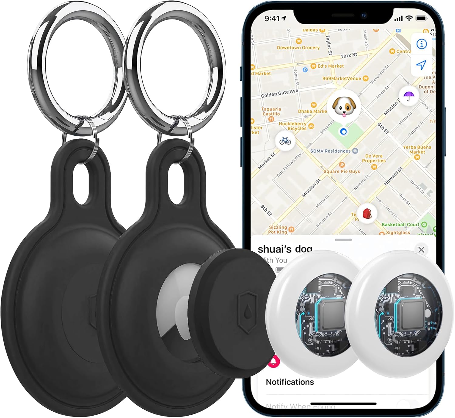 Bluetooth Key Finder Duo - Never Lose Keys Again!
