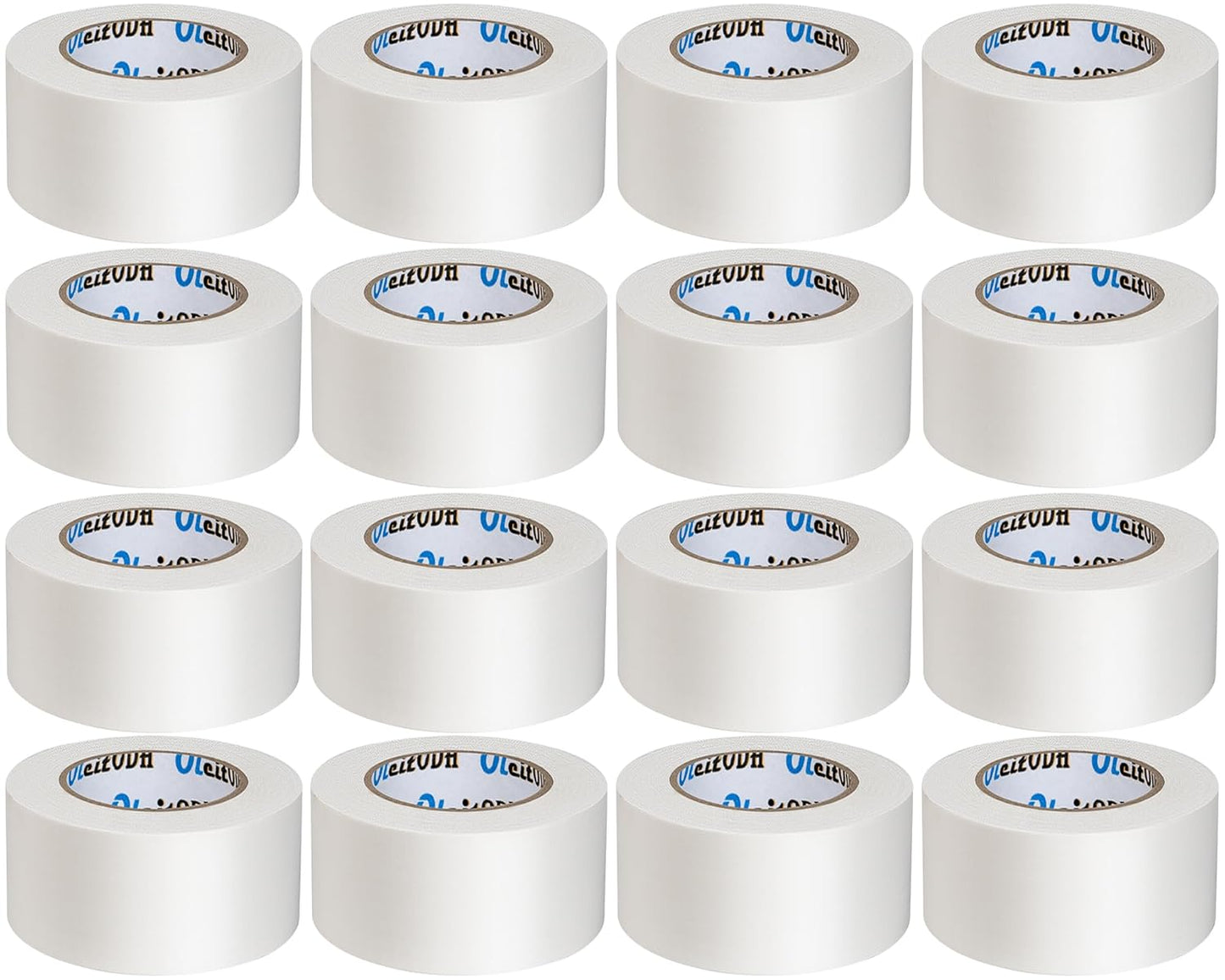 16 Pack Heavy Duty White Duct Tape for All-Weather Repairs