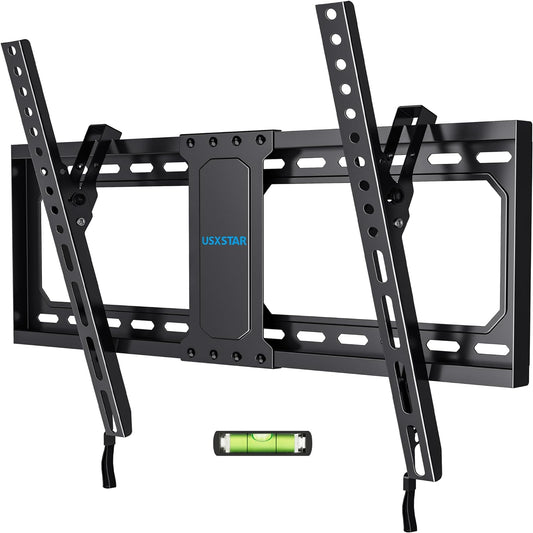 USX STAR Tilt TV Wall Mount | Fits 16-24 Studs, Holds 37-82 TVs up to 132 lbs