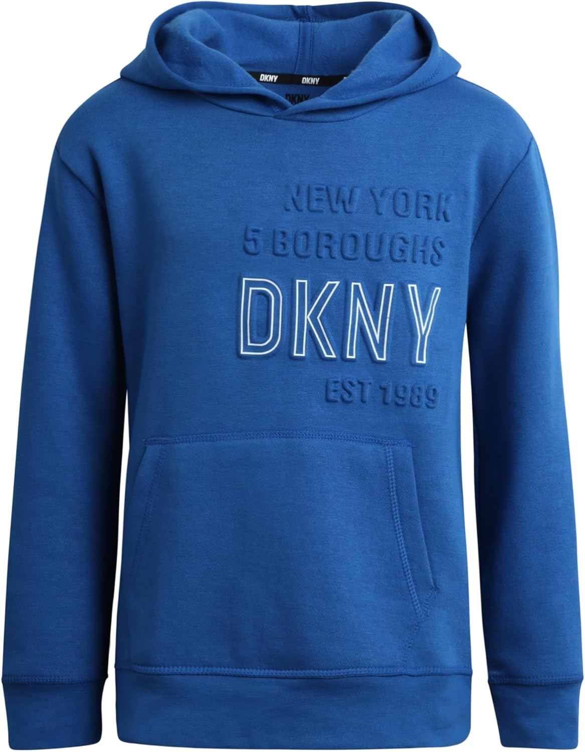 DKNY Boys' Soft Fleece Hoodie - Cozy Logo Sweatshirt