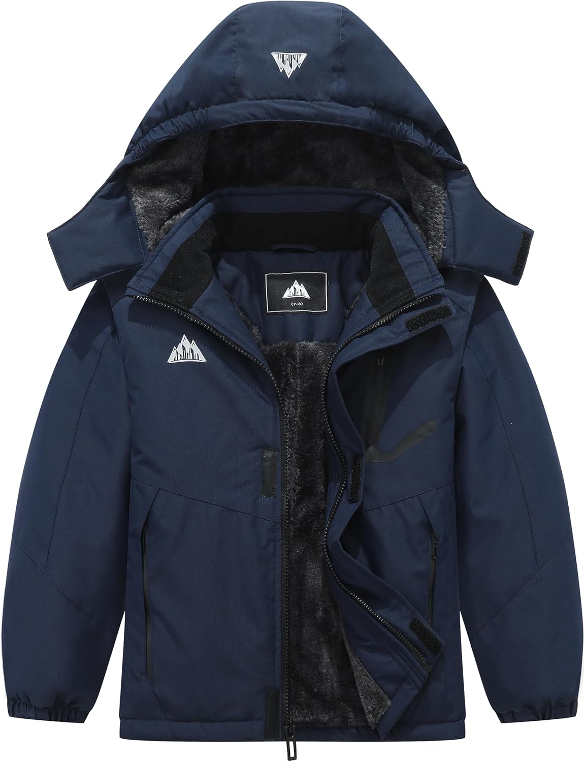 Kids Waterproof Ski Jacket for Boys and Girls - Fleece Lined