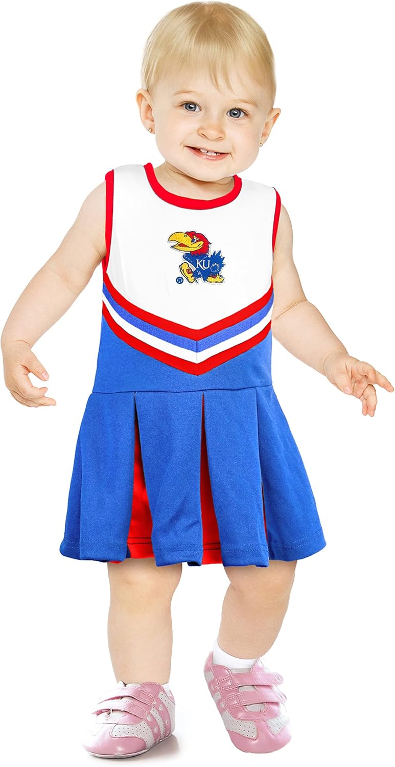 Little King NCAA Infant Toddler Girls Cheer Jumper Dress
