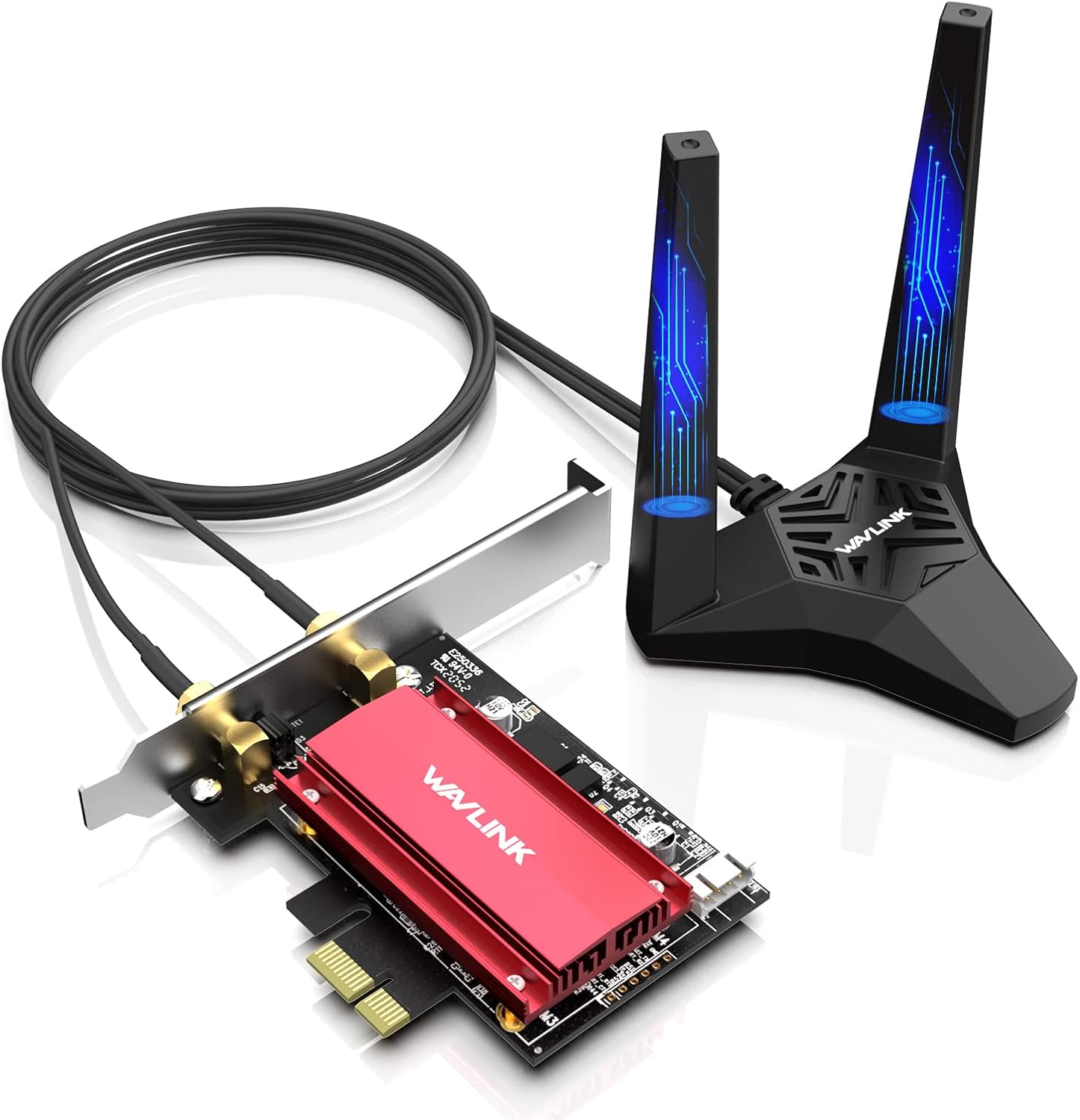 WAVLINK AX5400M WiFi 6E PCIe Network Card for Fast Gaming