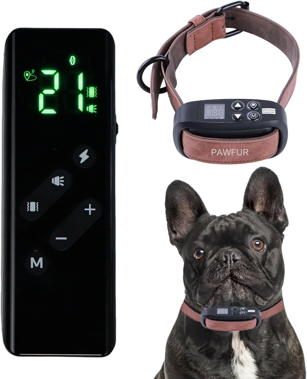 PAWFUR GPS Wireless Dog Fence - Pet Containment for Large Dogs