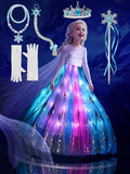 Princess Costume for Girls LED Light Up Dress - App & Remote Control