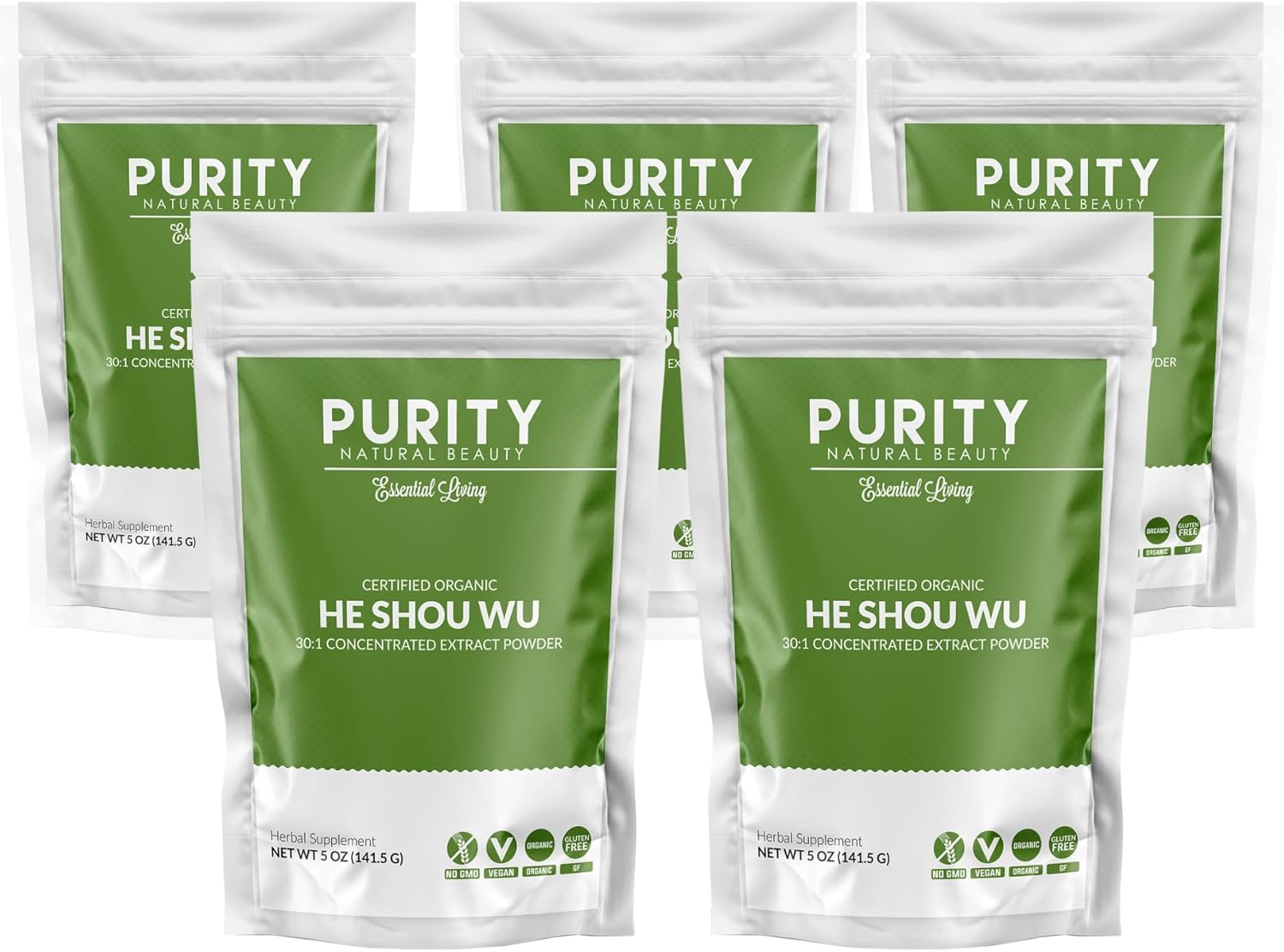 Certified Organic He Shou Wu for Hair Health and Longevity