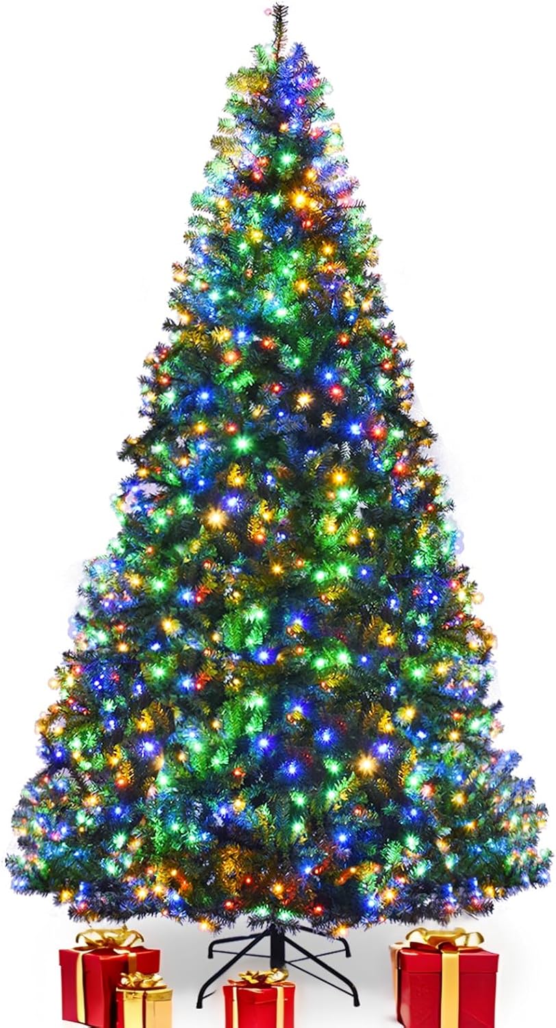 Pre-lit Christmas Tree with 1000 Lights for Festive Decor