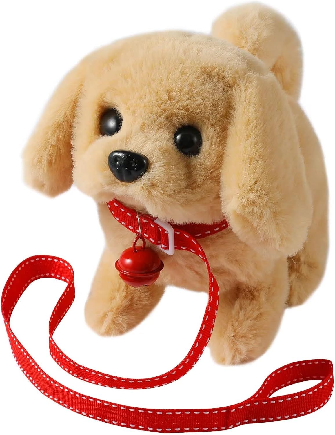 Interactive Electronic Golden Retriever Toy - Walking, Barking, Wagging Tail - Perfect Companion for Kids