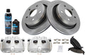 Rear Ceramic Brake Pad & Rotor Kit for 2012 Ram 1500 - Complete Kit