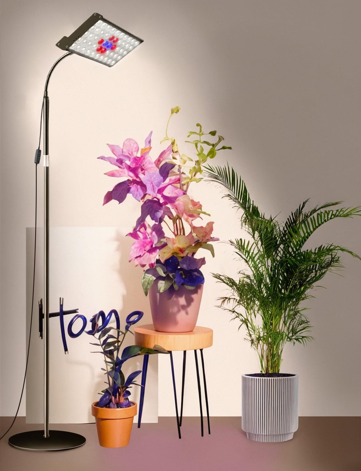 Full Spectrum Plant Grow Light with Adjustable Height & Timer
