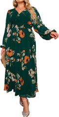 Simplee Women's Boho Floral Maxi Dress for Casual and Weddings