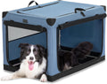 Portable Dog Crate with Adjustable Fabric Cover - 36 in Travel Crate